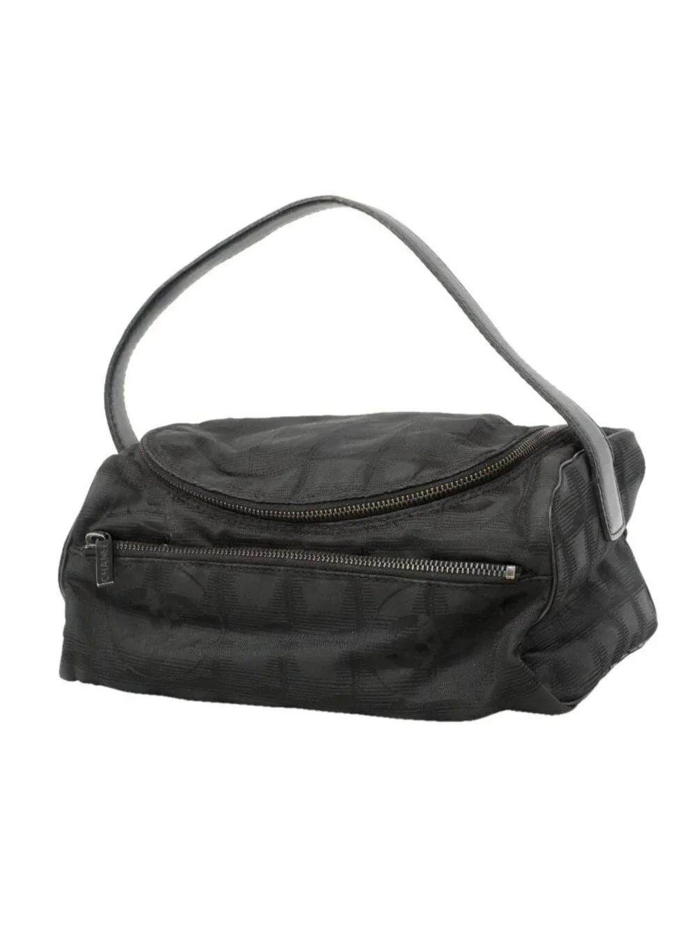 Chanel Vanity Bag New Travel Nylon Black